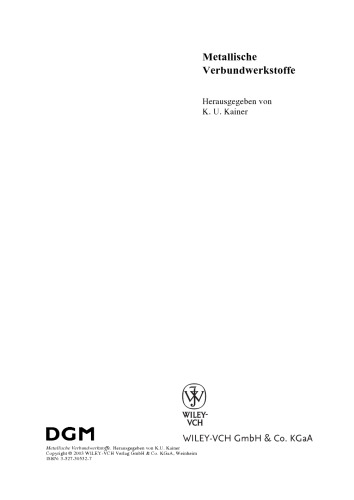﻿Metallische Verbundwerkstoffe