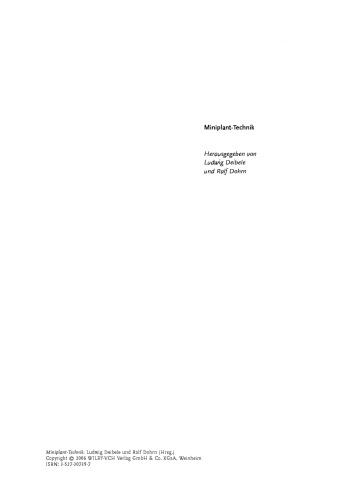 ﻿فناوری Miniplant: در صنعت فرآیند