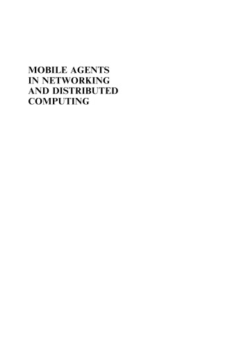Mobile Agents in Networking and Distributed Computing