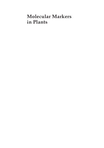 ﻿نشانگرهای مولکولی در گیاهان