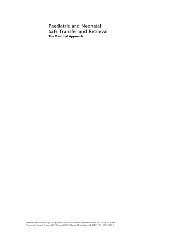 ﻿انتقال و بازیابی ایمن کودکان و نوزادان: رویکرد عملی