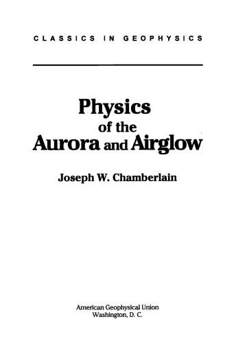 فیزیک Aurora و Airglow