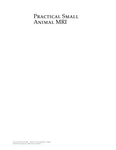 ﻿MRI عملی حیوانات کوچک