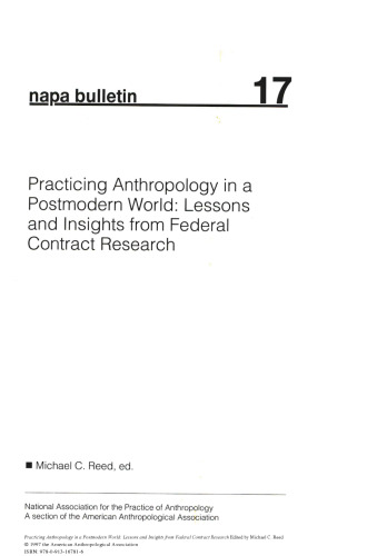 تمرین انسان شناسی در دنیای پست مدرن: درس ها و بینش هایی از تحقیقات قرارداد فدرال