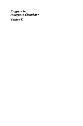 ﻿پیشرفت در شیمی معدنی ، دوره 37