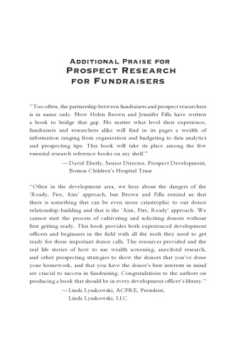 ﻿Prospect Research for Fundraisers: کتاب ضروری