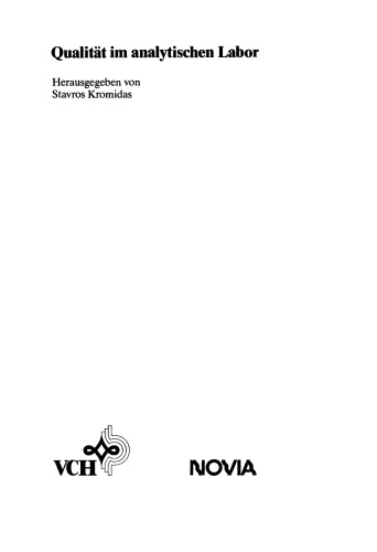 ﻿کیفیت در آزمایشگاه تحلیلی: سیستم های تضمین کیفیت - اقدامات برای تضمین کیفیت - مفهوم کیفیت جامع