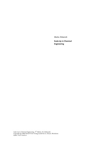 ﻿مقیاس گذاری در مهندسی شیمی ، نسخه دوم ، کاملاً ویرایش شده و تمدید شده