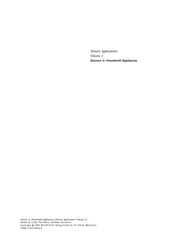 سنسورها در لوازم خانگی، جلد 5