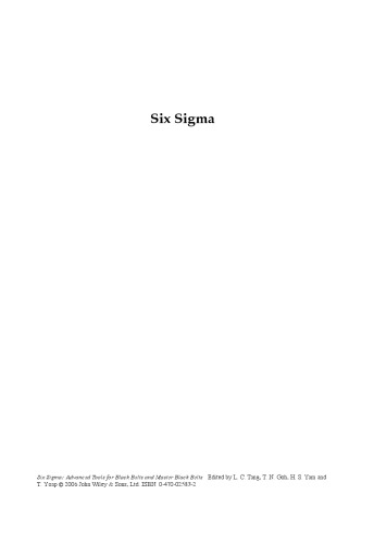 ﻿شش سیگما: ابزار پیشرفته کمربند سیاه و کمربند مشکی اصلی