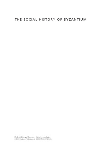 تاریخ اجتماعی بیزانس