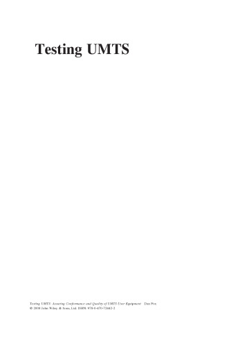 تست UMTS: تضمین سازگاری و کیفیت تجهیزات کاربر UMTS