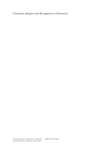 ﻿مدارا ، احترام و شناخت در آموزش