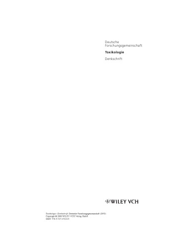 ﻿سم شناسی: Denkschrift