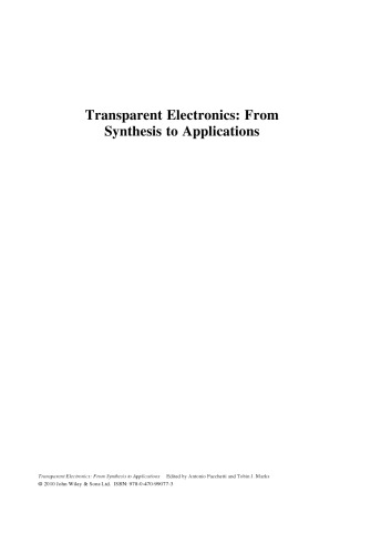 ﻿الکترونیک شفاف: از سنتز تا کاربردها