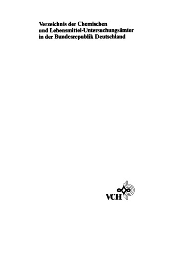 دایرکتوری دفاتر بررسی مواد شیمیایی و مواد غذایی در جمهوری فدرال آلمان