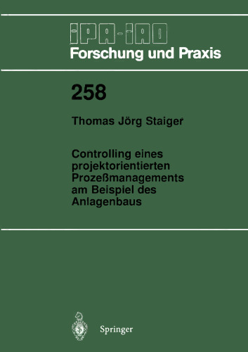 ﻿کنترل یک مدیریت فرآیند پروژه محور با استفاده از مثال ساخت کارخانه