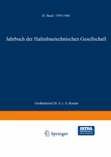 ﻿سالنامه Hafenbautechnische Gesellschaft: 1939–1940