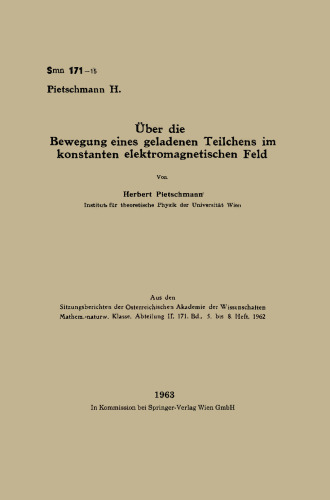 ﻿در مورد حرکت یک ذره باردار در یک میدان الکترومغناطیسی ثابت