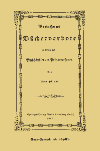 ﻿ممنوعیت کتاب پروس در رابطه با افراد خصوصی و کتابفروشان