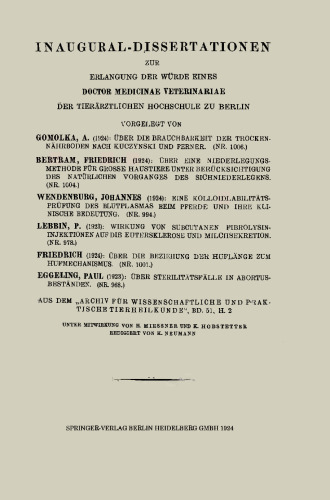 ﻿در مورد سودمندی محیط کشت خشک طبق نظر کوچینسکی و فرنر