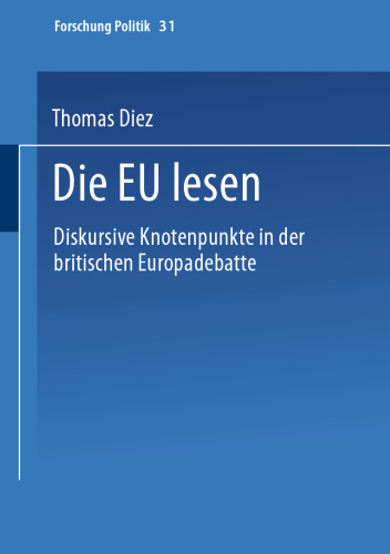 ﻿خواندن اتحادیه اروپا: گره های گفتمانی در بحث اروپایی انگلیس