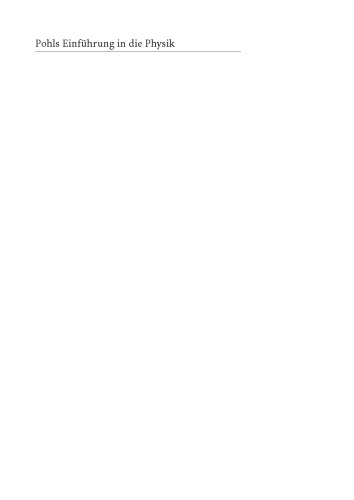﻿مقدمه POHL در فیزیک: مکانیک ، آکوستیک و نظریه حرارتی