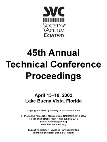 SVC - 45th Annual Proceedings of Conference Conferences