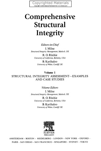 ﻿جامعیت ساختاری، جلد 1-10