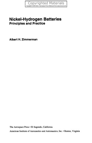 ﻿باتری های نیکل-هیدروژن - اصول و تمرین