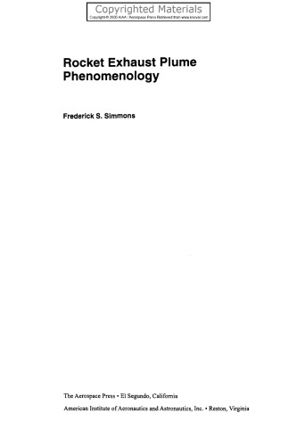 ﻿پدیدارشناسی ستون اگزوز موشک