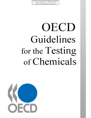 دستورالعمل های OECD برای آزمایش مواد شیمیایی