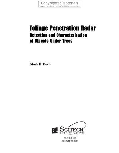 ﻿رادار نفوذ شاخ و برگ - تشخیص و خصوصیات اشیا در زیر درختان