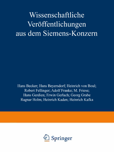 ﻿انتشارات علمی از گروه زیمنس: III. نوار