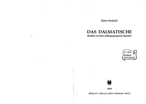 ﻿Dalmatian: مطالعات به زبان گمشده