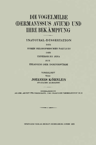 کنه پرنده (Dermanyssus avium) و کنترل آن