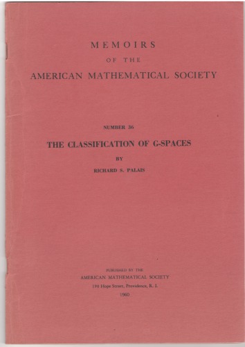 طبقه بندی G-Spaces