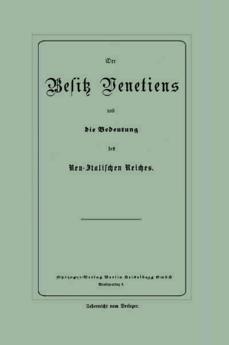 ﻿تملک ونتو و اهمیت امپراتوری جدید ایتالیا