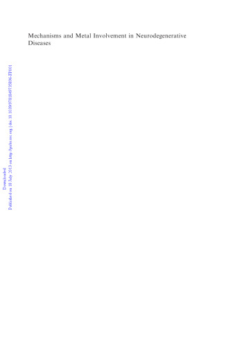 مکانیسم ها و درگیری فلزات در بیماری های عصبی