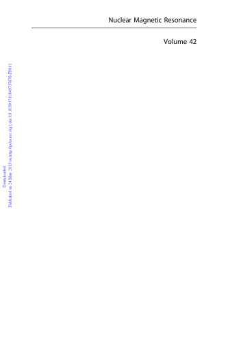 رزونانس مغناطیسی هسته ای، جلد. 42