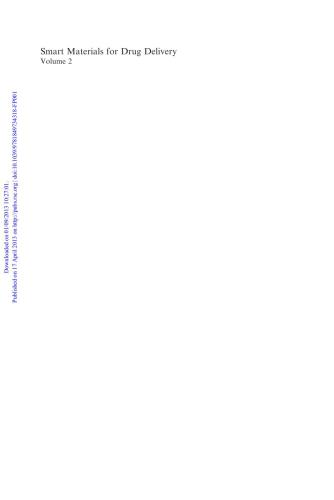 مواد هوشمند برای تحویل دارو جلد 2