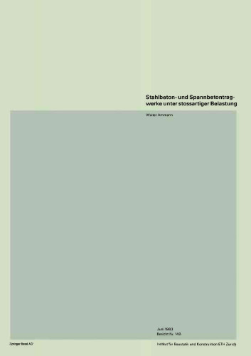 سازه های بتونی تقویت شده و بتن پیش ساخته تحت فشار ضربه ای