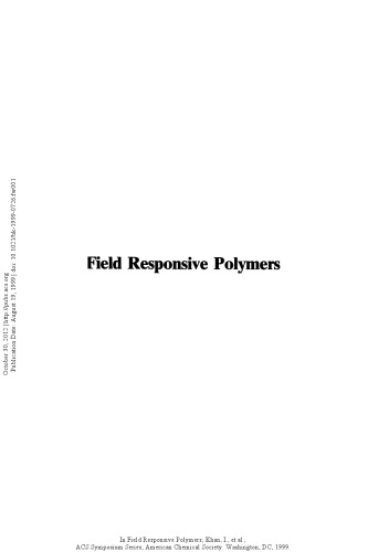 پلیمرهای پاسخگو درست. پلیمرهای پاسخگو ، عکس العمل و پاسخگو در شیمی و زیست شناسی