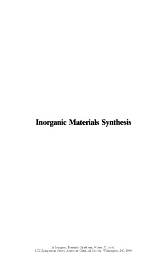 سنتز مواد معدنی. دستورالعمل های جدید برای مواد پیشرفته