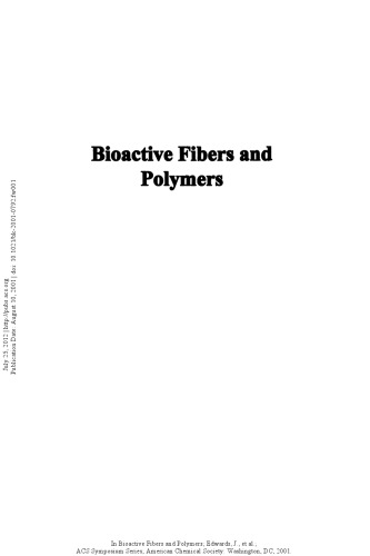 الیاف و پلیمرهای فعال زیستی