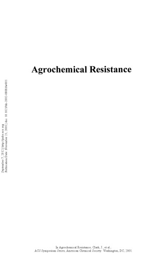 مقاومت در برابر زراعت شیمیایی. وسعت ، مکانیسم و ​​تشخیص