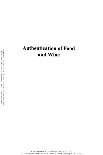 ﻿احراز هویت غذا و شراب