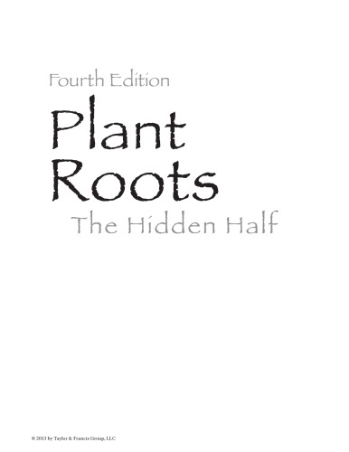 ﻿Plant Roots: The Hidden Half، چاپ چهارم