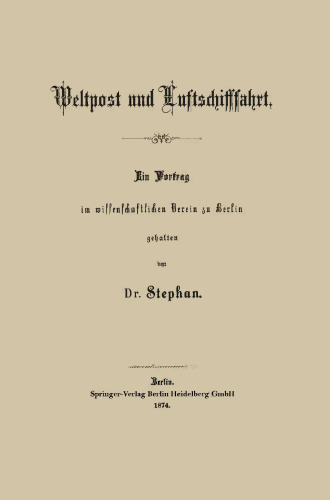 ﻿سفر جهانی پست و کشتی هوایی