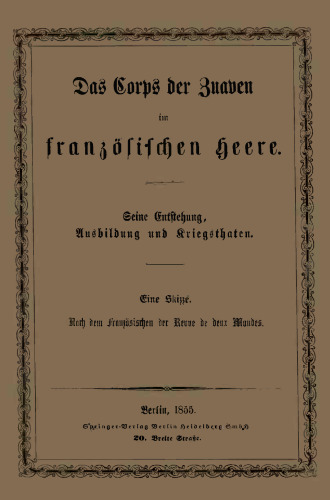 سپاه زووا در ارتش فرانسه: منشأ ، آموزش و اقدامات جنگی آن